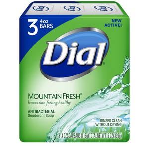 Dial Mount Fresh Antibacterial Soap 3 X 113 gm - (Pack Of 12 Pieces) - Billjumla.com