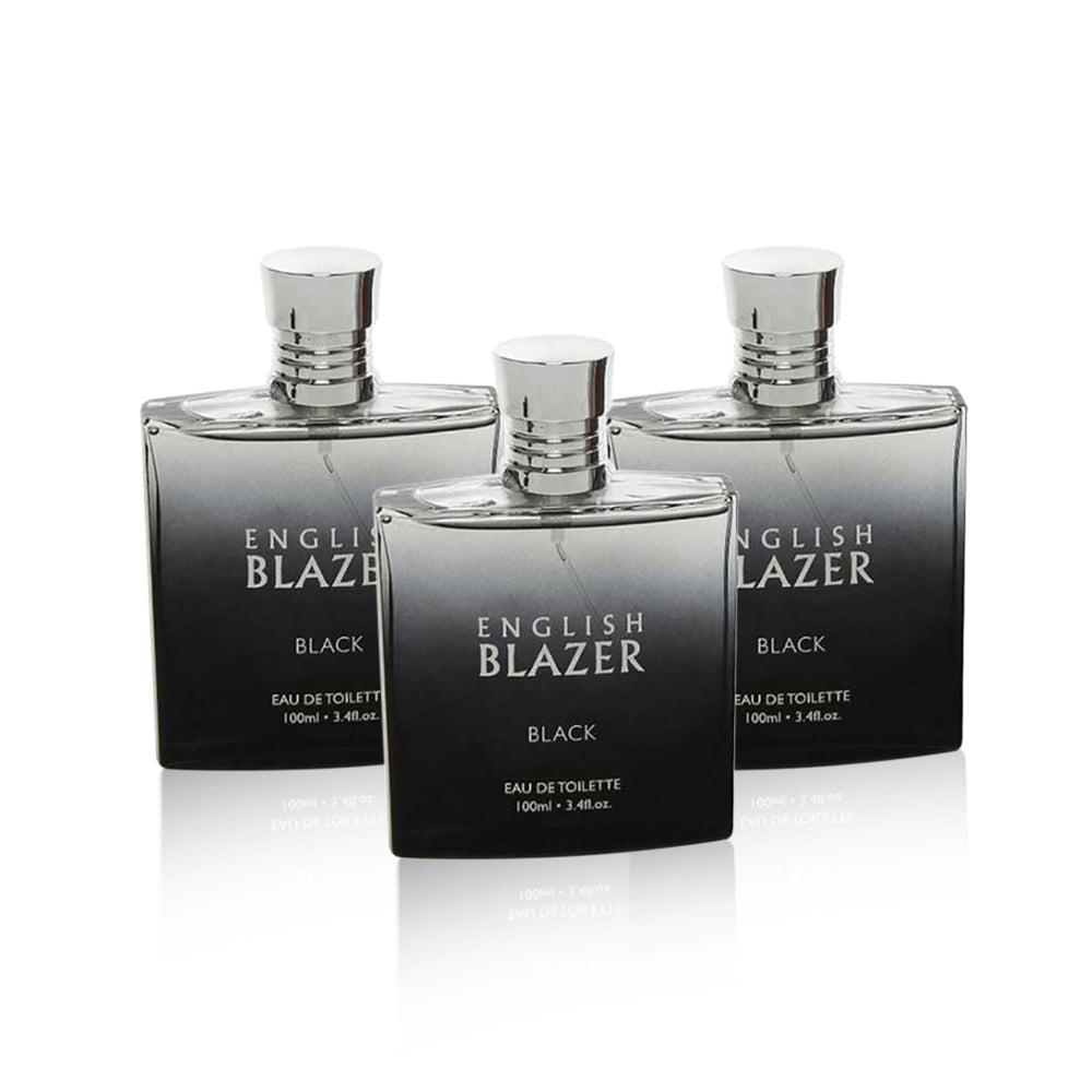 English Blazer Black EDT - (Pack of 3)