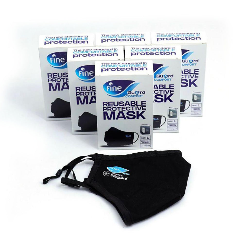 Fine Face Mask Guard Comfort - Large (Pack of 6)