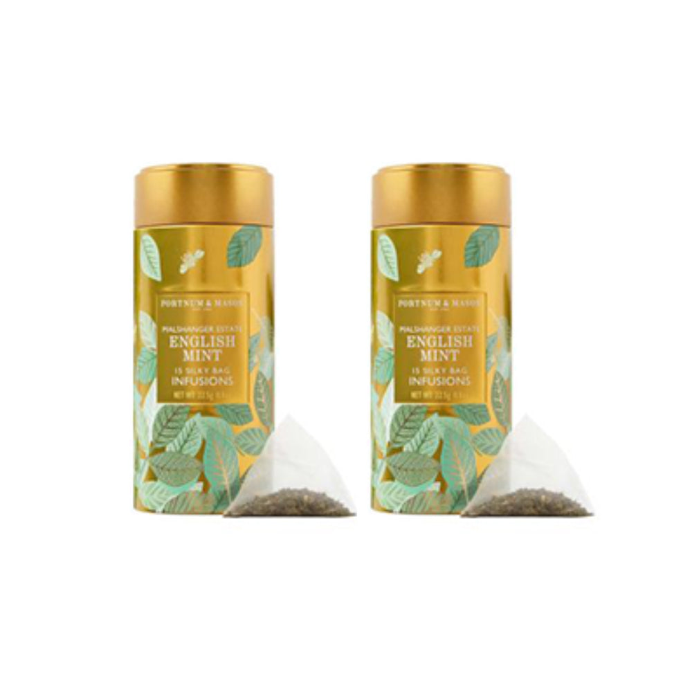 Fortnum & Mason English Mint Infusion Tea Bags 22.5g (Pack of 2)