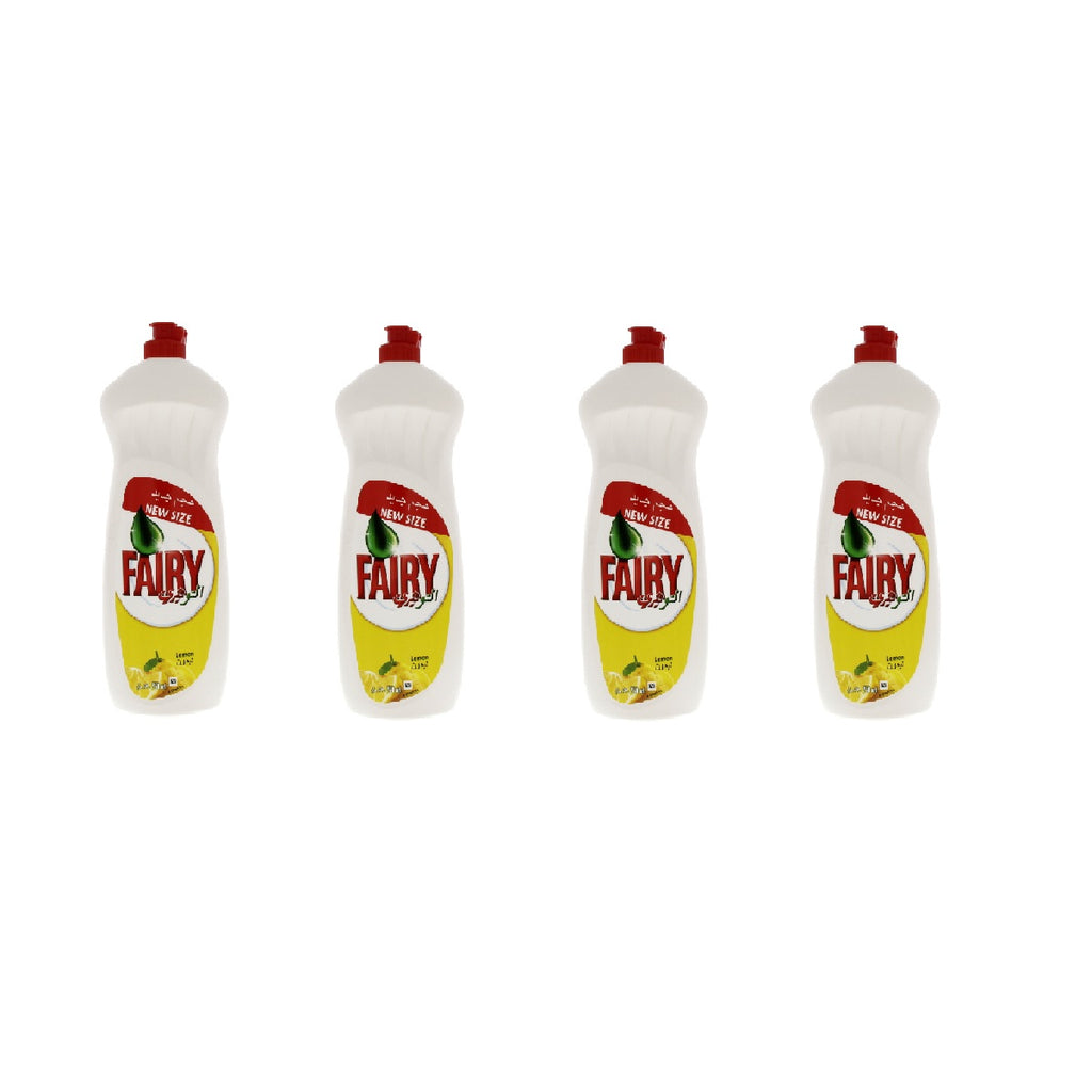 Fairy Dish Wash Liquid Lemon 750ml (Pack Of 4)
