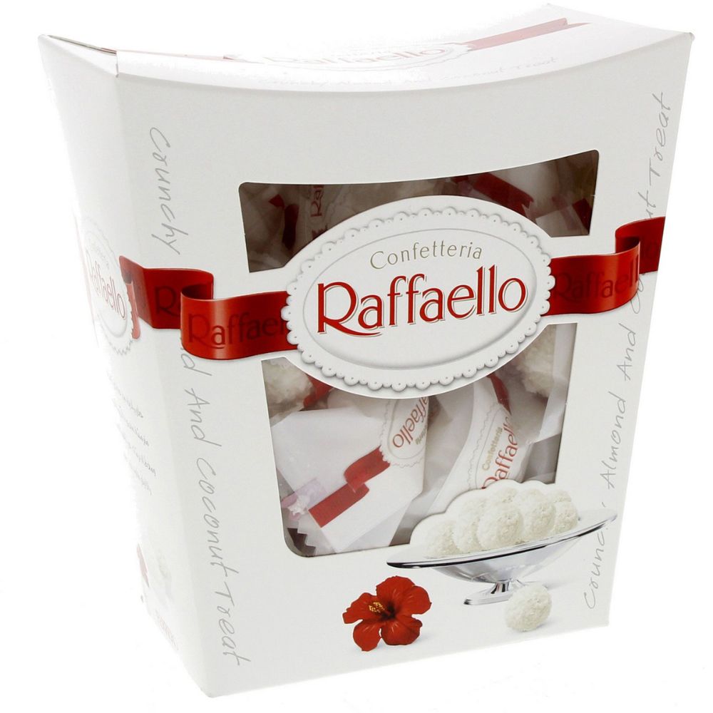 Ferrero Raffaello Crunchy Almond & Coconut Treat 230g - (Pack of 2)