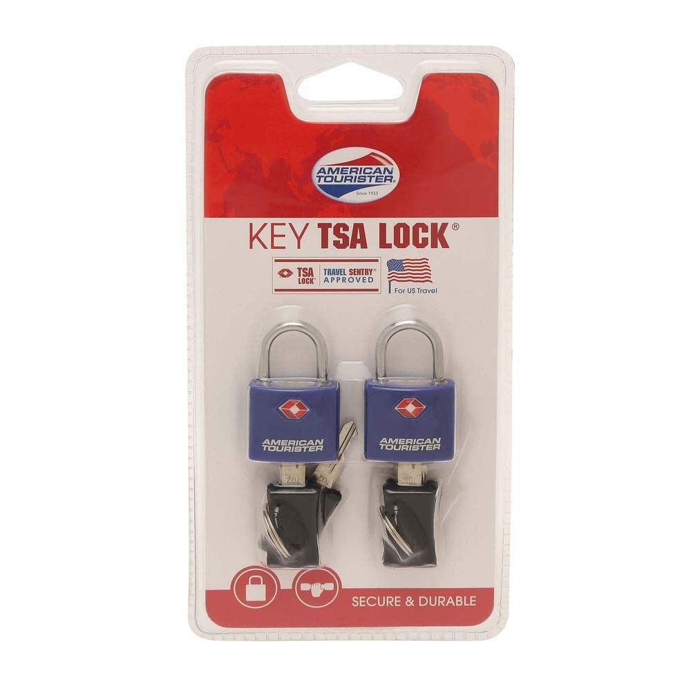 American Tourister TSA Key Lock -Blue