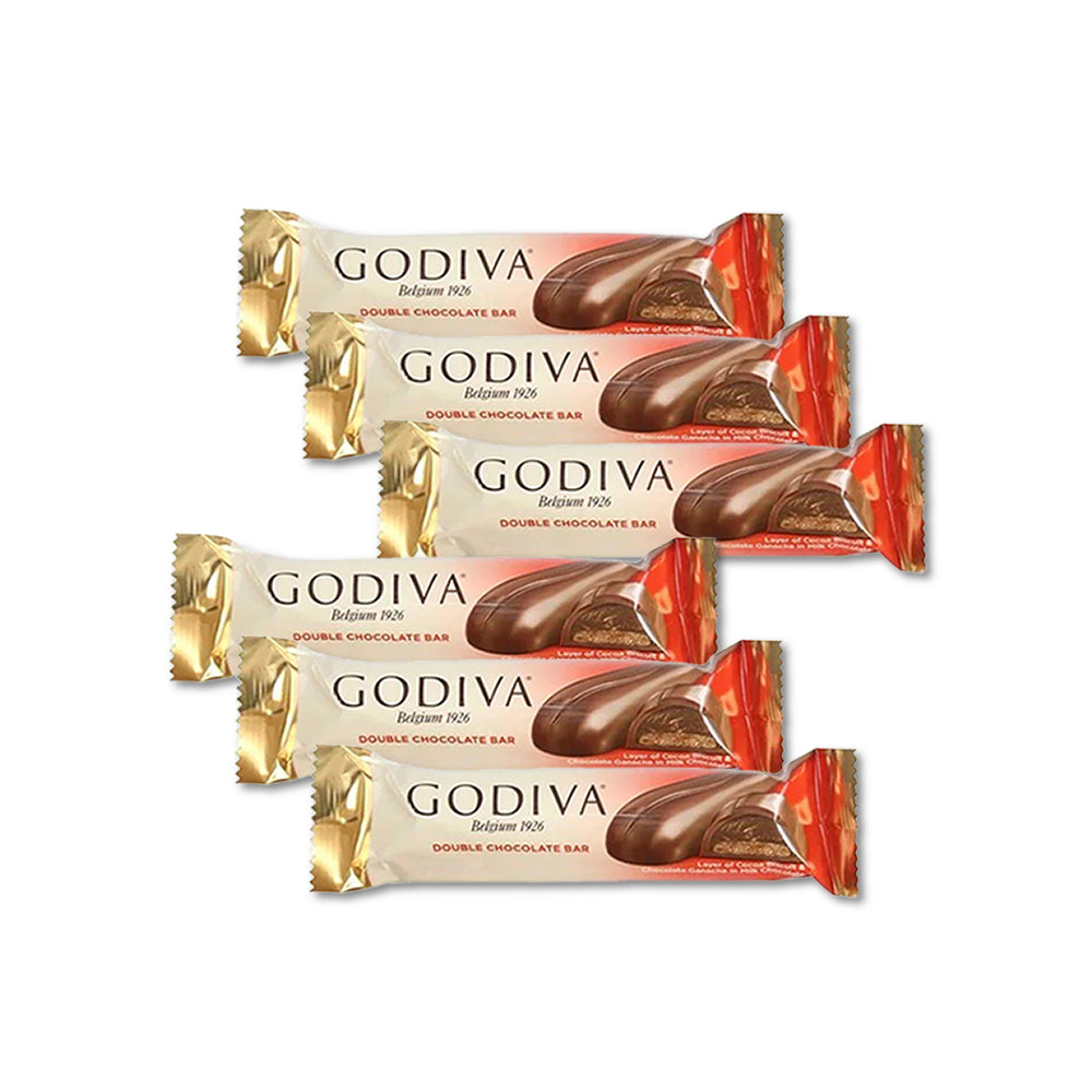 جوديفا - لوح شوكولاتة مزدوجة 35 جرام عادي - (عبوة مكونة من 24 قطعة)
