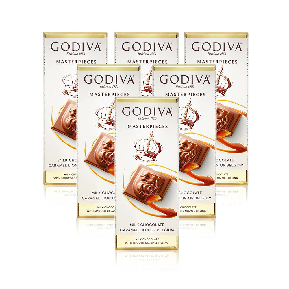 Godiva Milk Chocolate Caramel Lion 83g - (Pack Of 6 Pieces)