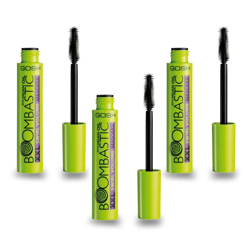 GOSH Boombastic Swirl Mascara 002 Carbon Black - Pack Of 3 Pieces - Billjumla.com