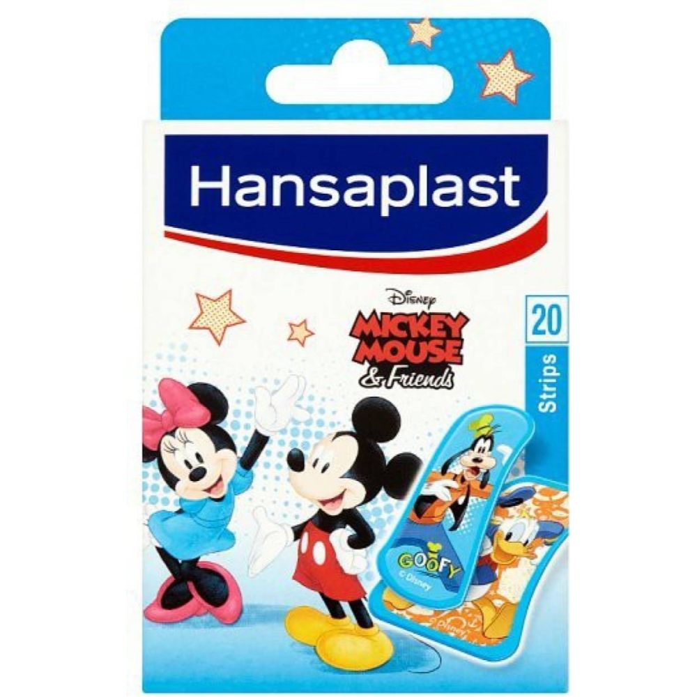 Hansaplast Mickey & Friends 20 Pieces - (Pack Of 10) - Billjumla.com