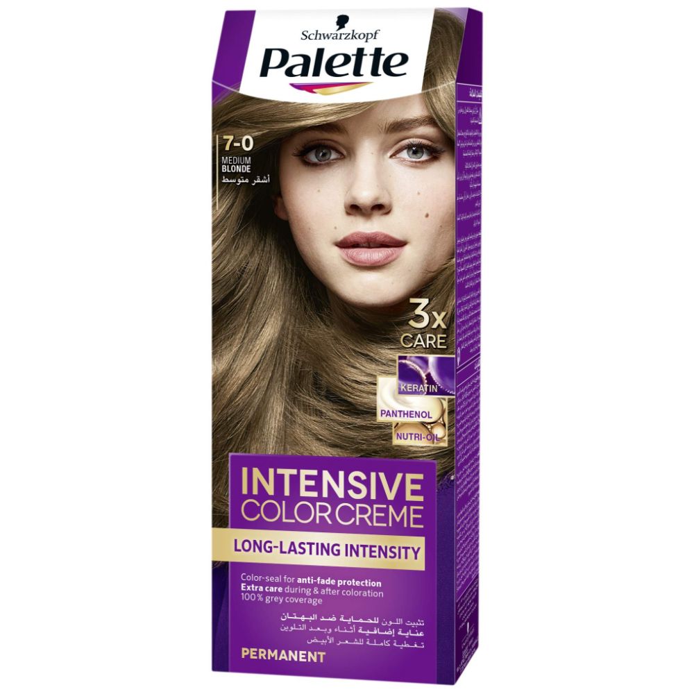 Palette Icc 7-0 Med Blonde Semi Kit - (عبوة من 10 قطع) - Billjumla.com