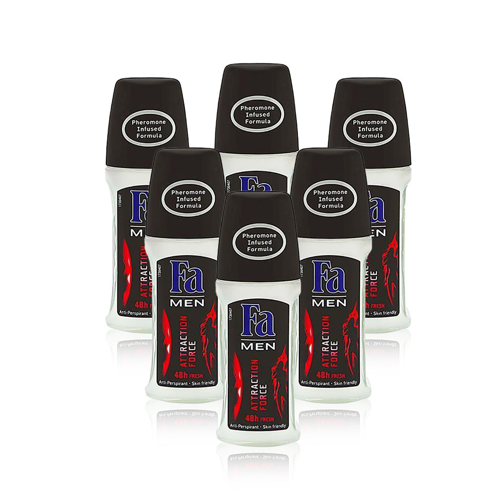 Fa Roll On Attraction Force 50ml - (Pack of 6)