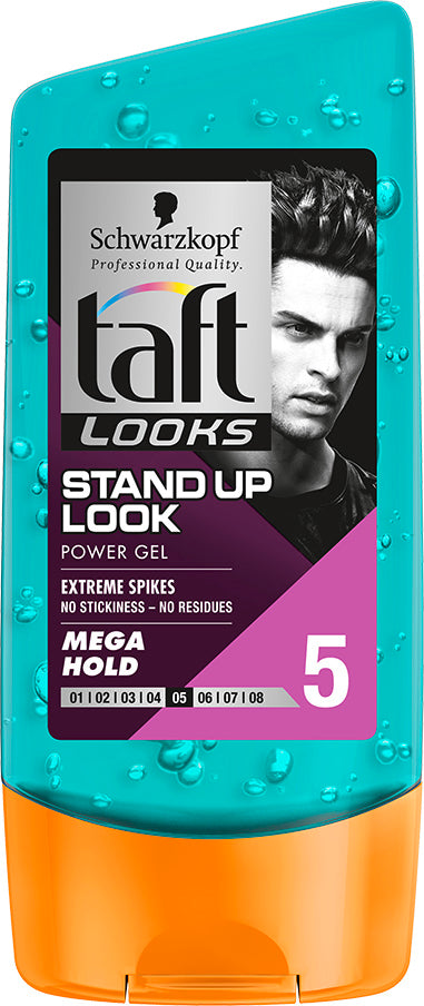 Taft Gel Stand Up Look Mega Hold 150ml (Pack of 5)