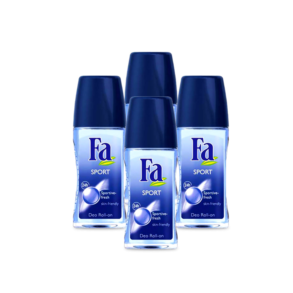 Fa Roll On Sport 50ml - Pack of 4