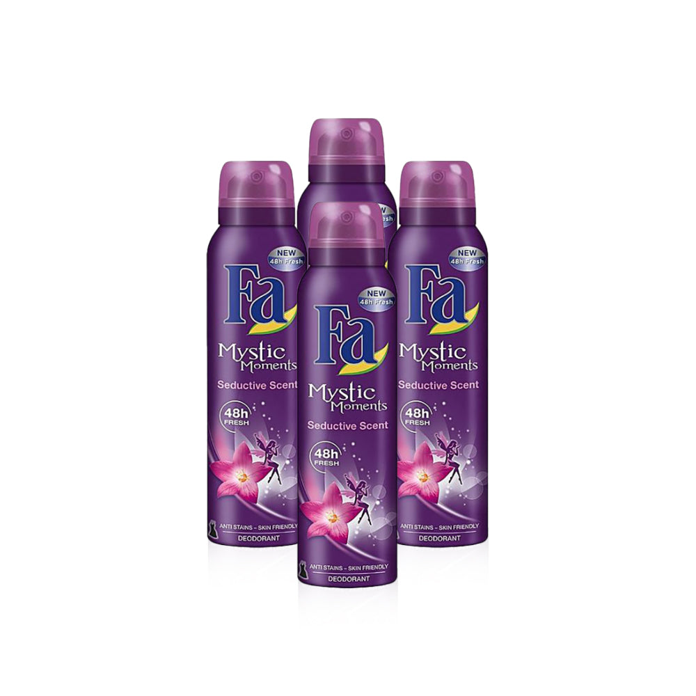 Fa Deospray Mystic Moments 150ml - Pack of 4