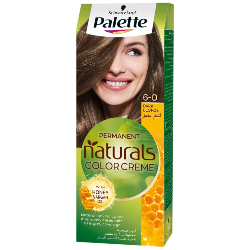 Palette Naturals Color Crème 6-0 Dark Blonde (Pack of 5)
