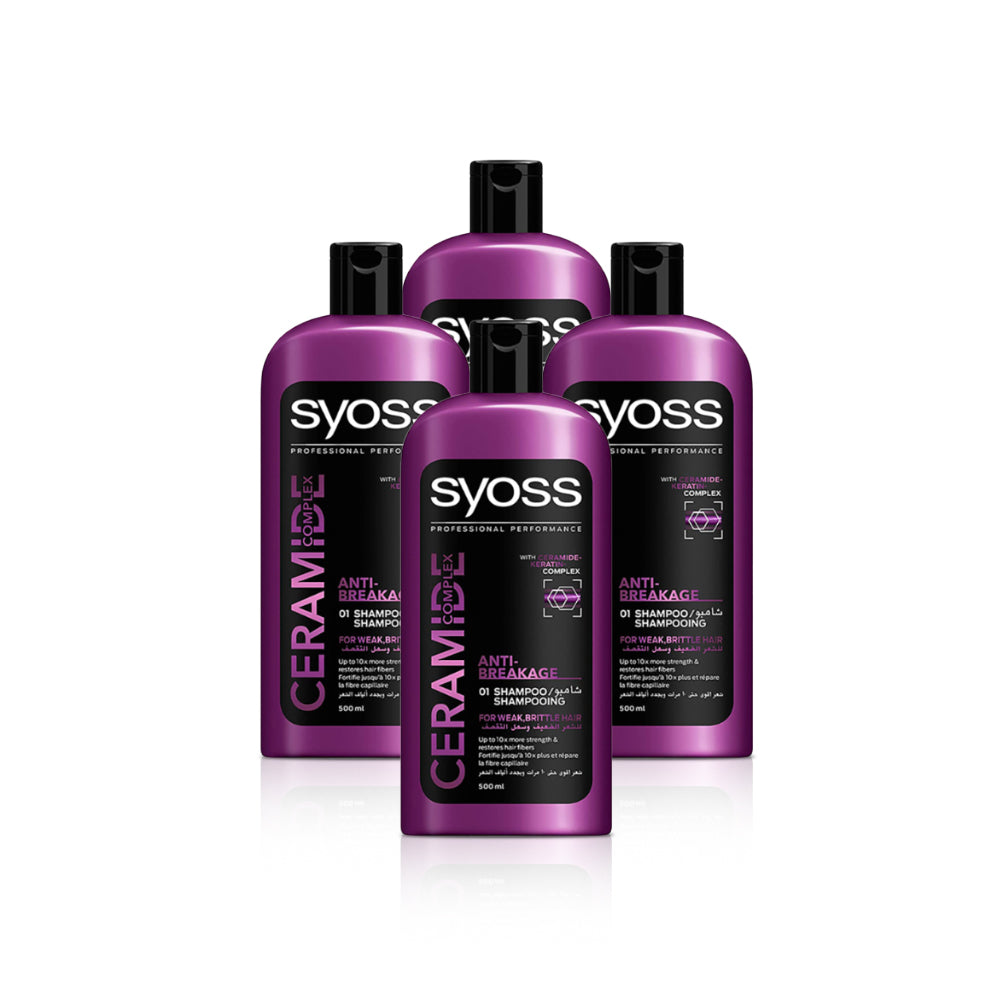 Syoss Shampoo Ceramide 500ml - Pack of 4