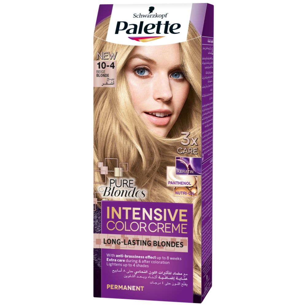 Palette Intensive Color Creme 10-4 Beige Blonde (Pack of 5)