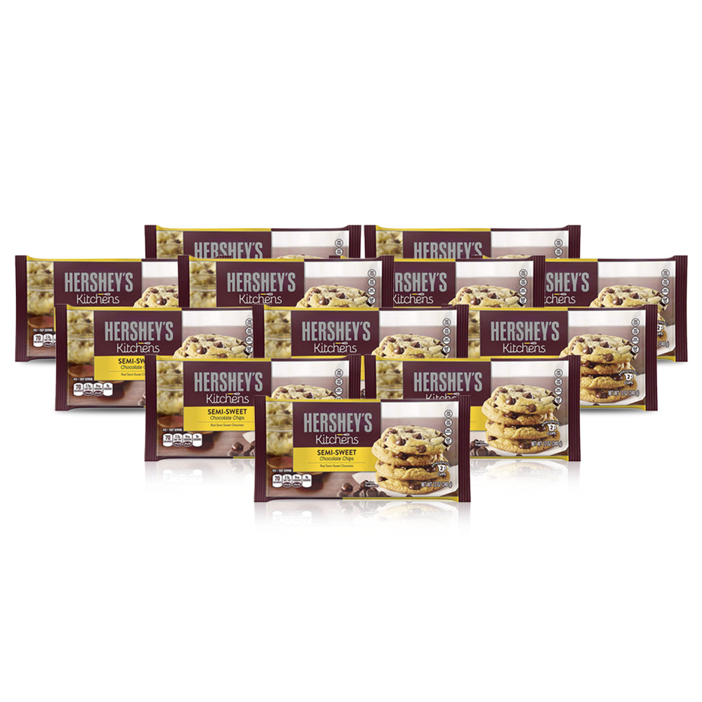 Hershey's Semi-Sweet Chocolate Chips 275g - (Pack Of 12 Pieces)