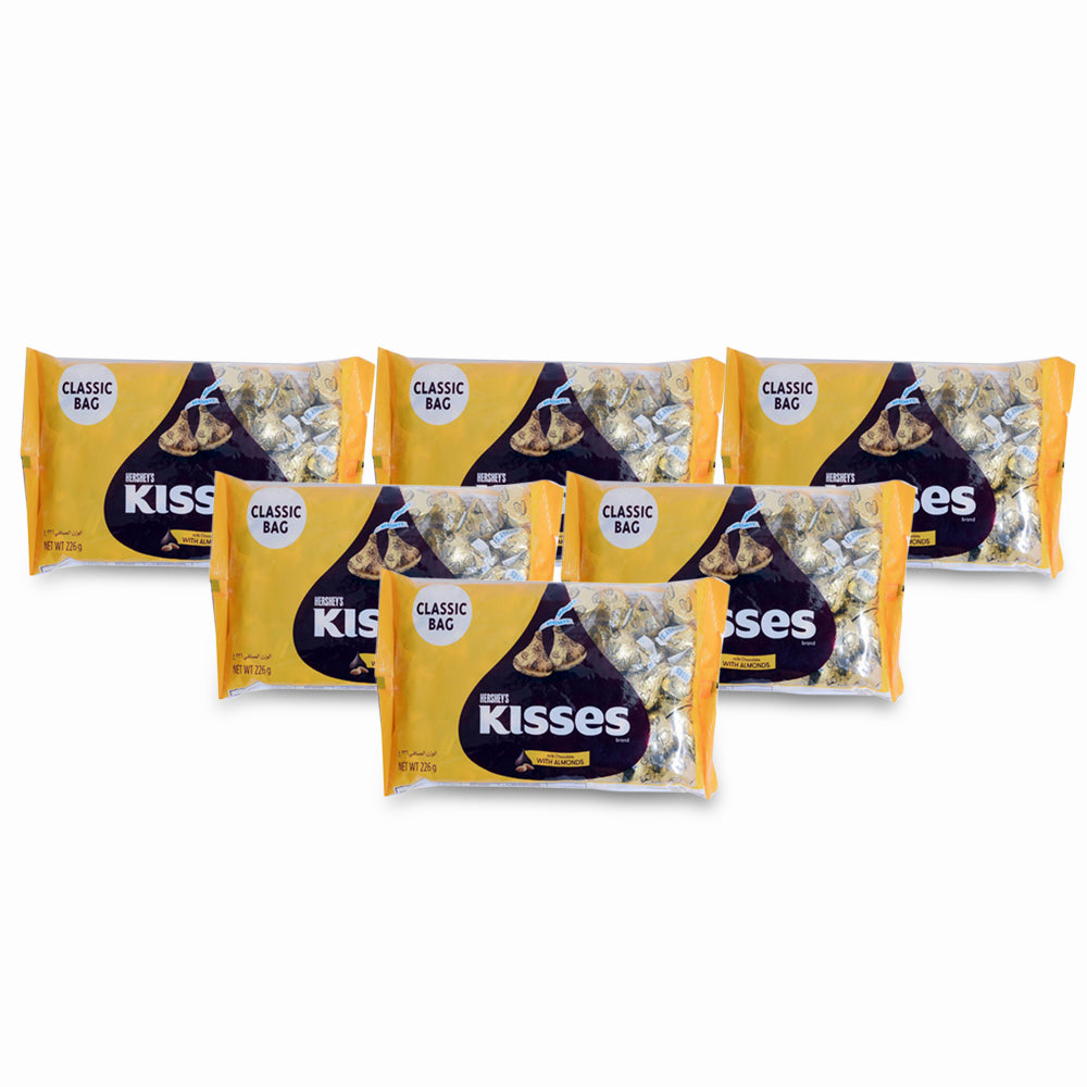 Hershey's Kisses Classic with Almonds 226g (Pack of 6)