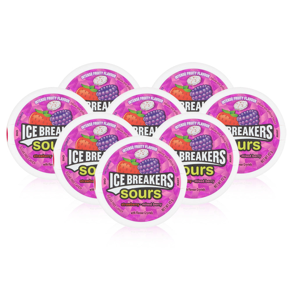 Icebreakers Strawberry & Mixed Berry 42g (Pack of 8)