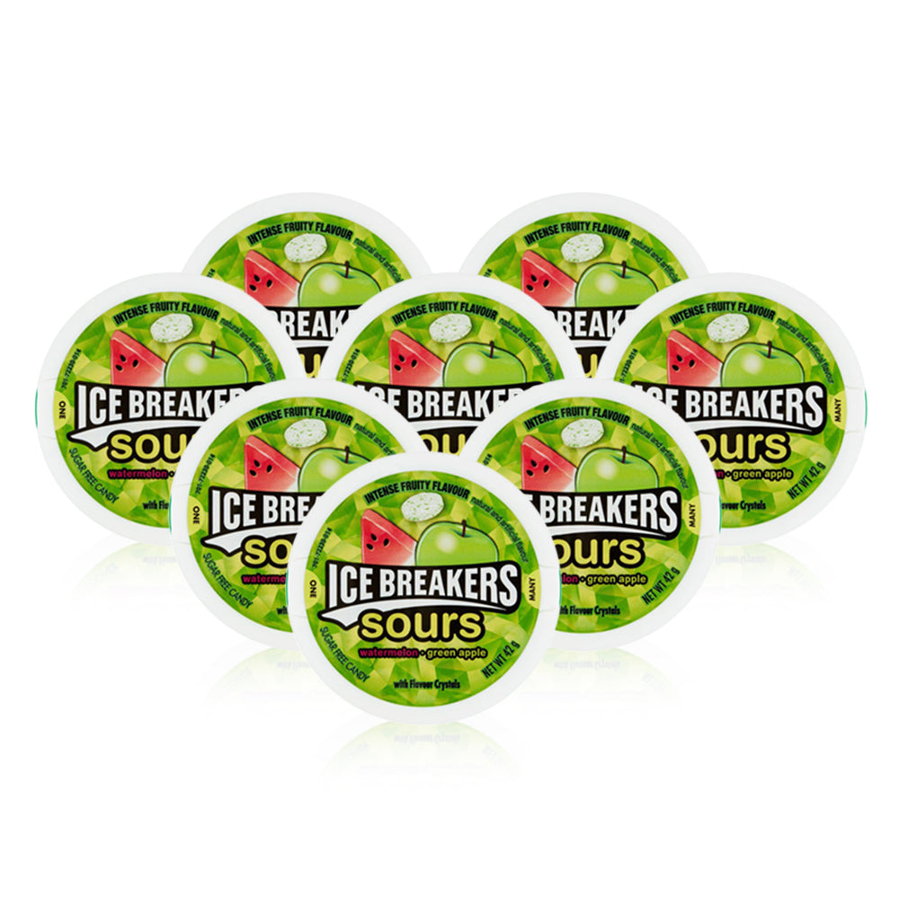 Icebreakers Watermelon & Green Apple 42g (Pack of 8)