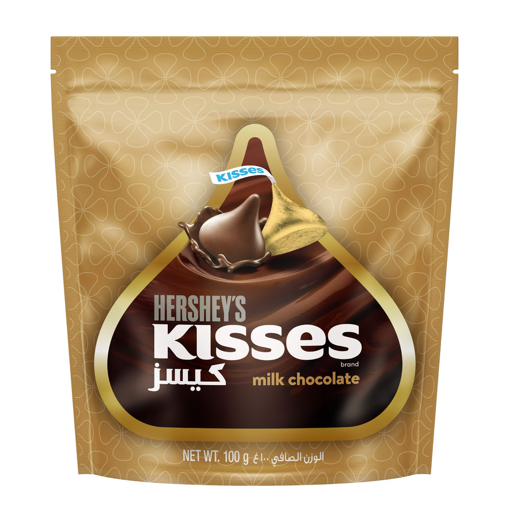 Hershey's Kisses Milk Chocolate 100g (Pack of 4)