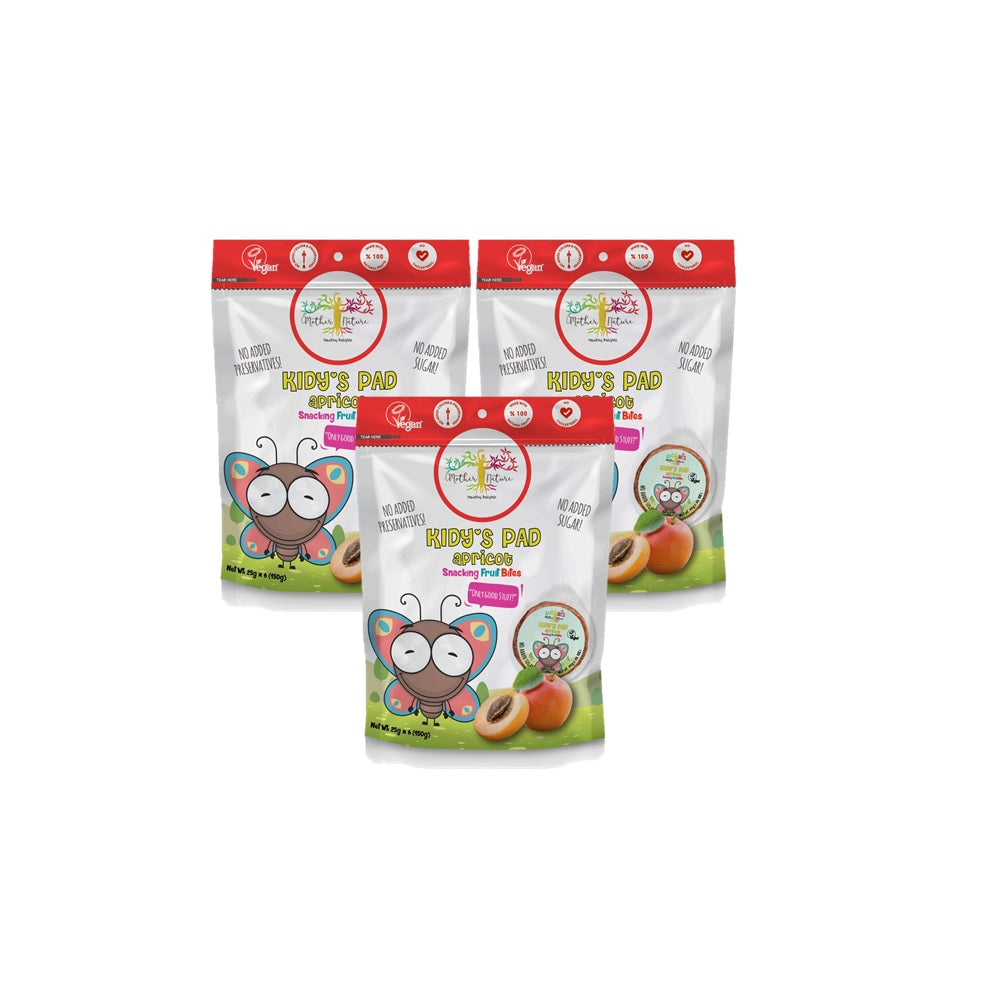Mother Nature Kiddy Pad Apricot 150g - (Pack of 3)