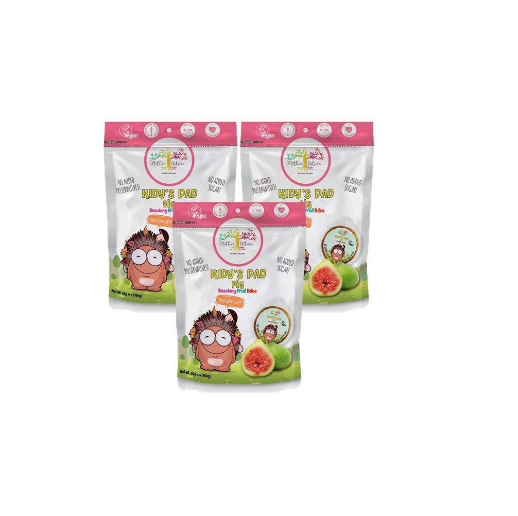Mother Nature Kiddy Pad Fig 150g - (Pack of 3)