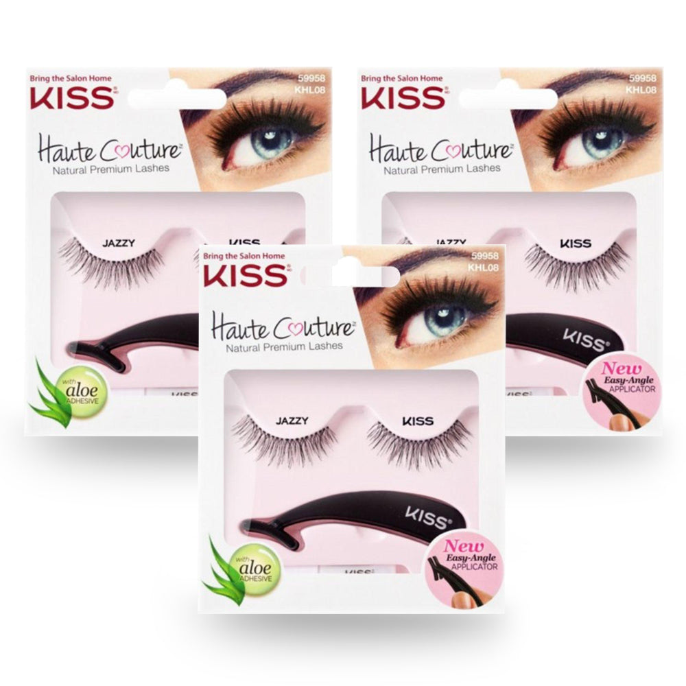 Kiss Haute Couture Single Lashes - Jazzy - (Pack of 3)