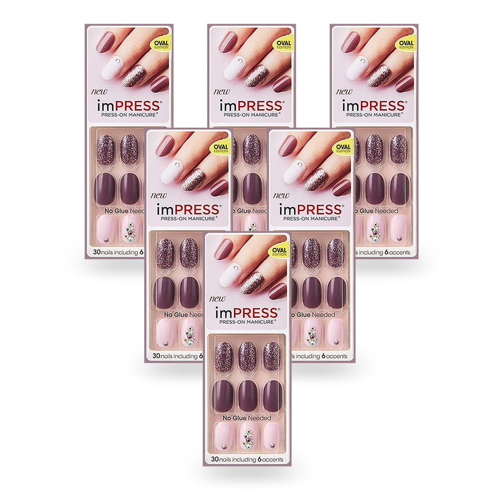 Impress Accent Nails Gossip Girl - (Pack of 6)