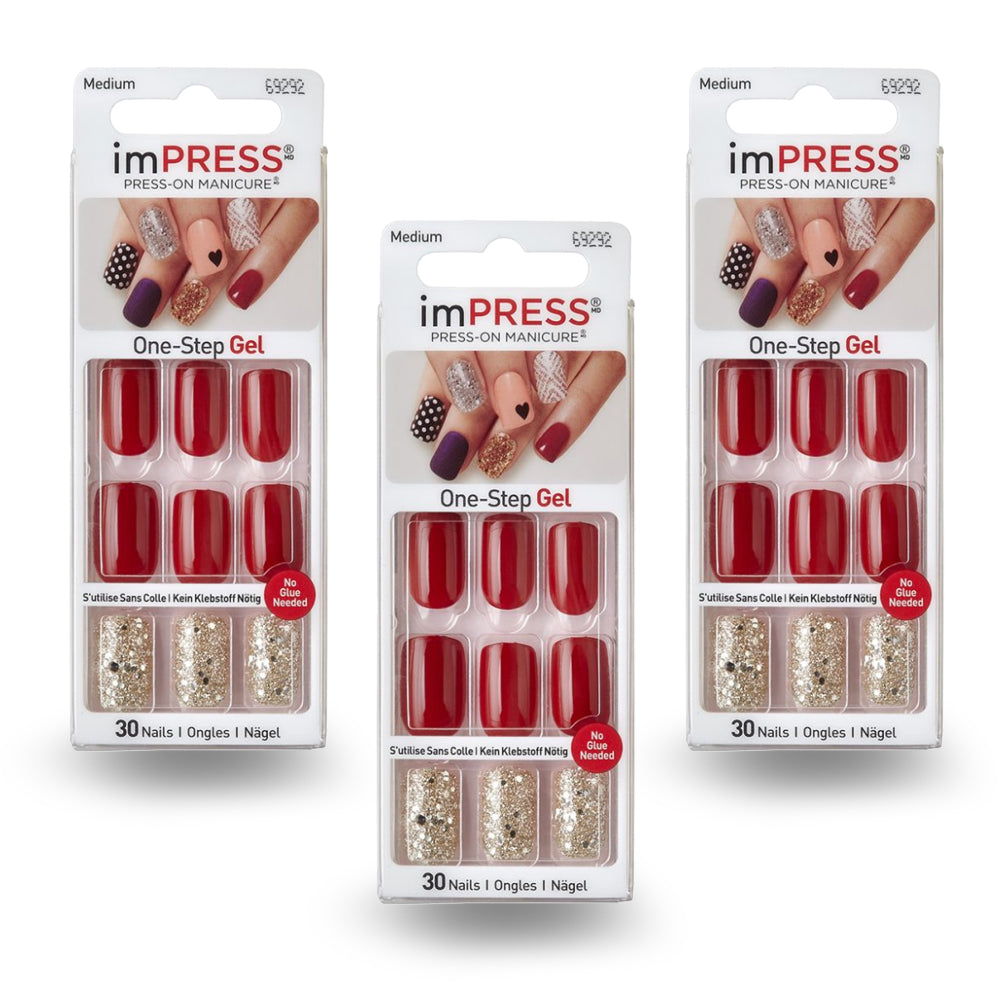 Impress Accent Nails He's With Me - (Pack of 3)