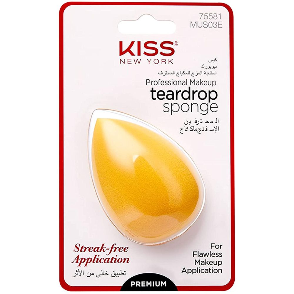 Kiss Professional Make -Up Teardrop Sponge - (Pack of 3) - Billjumla.com