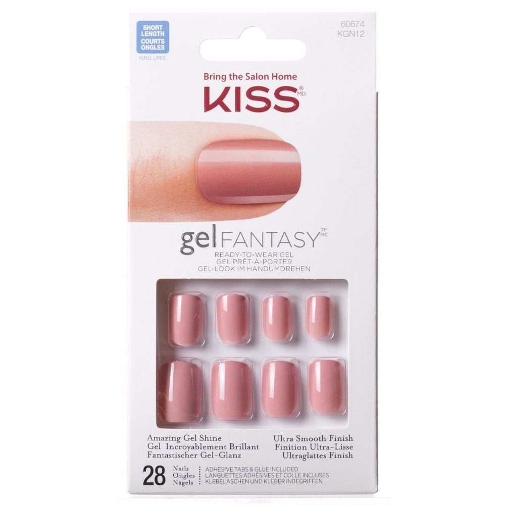 Kiss Gel Fantasy Nails - Short KGN12 - (Pack of 3) - Billjumla.com