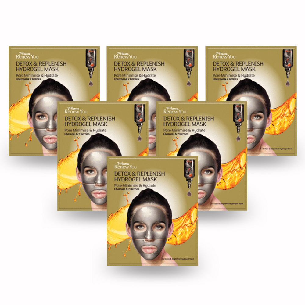 Montagne Jeunesse Detox & Replenish Hydrogel Mask (Pack of 6) - Billjumla.com
