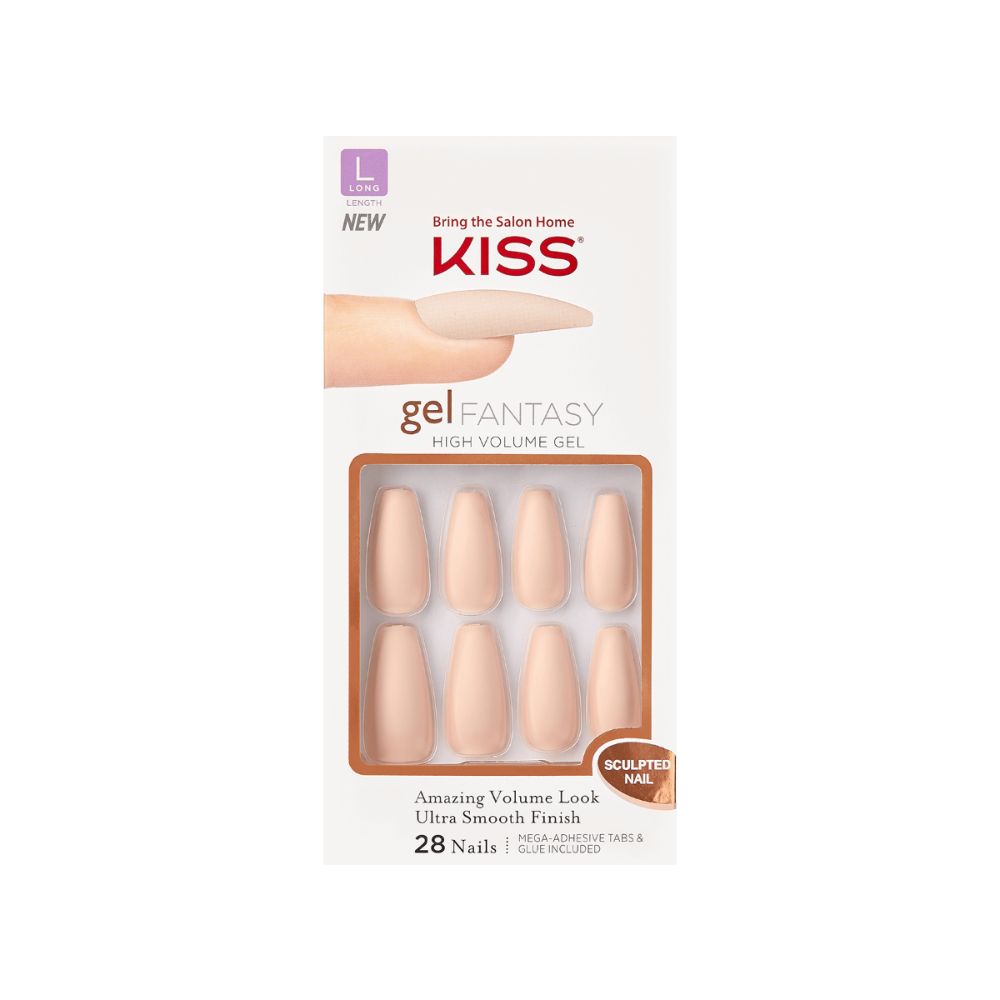 KISS Gel Sculpted Nails - 4 The Cause (Pack Of 3)