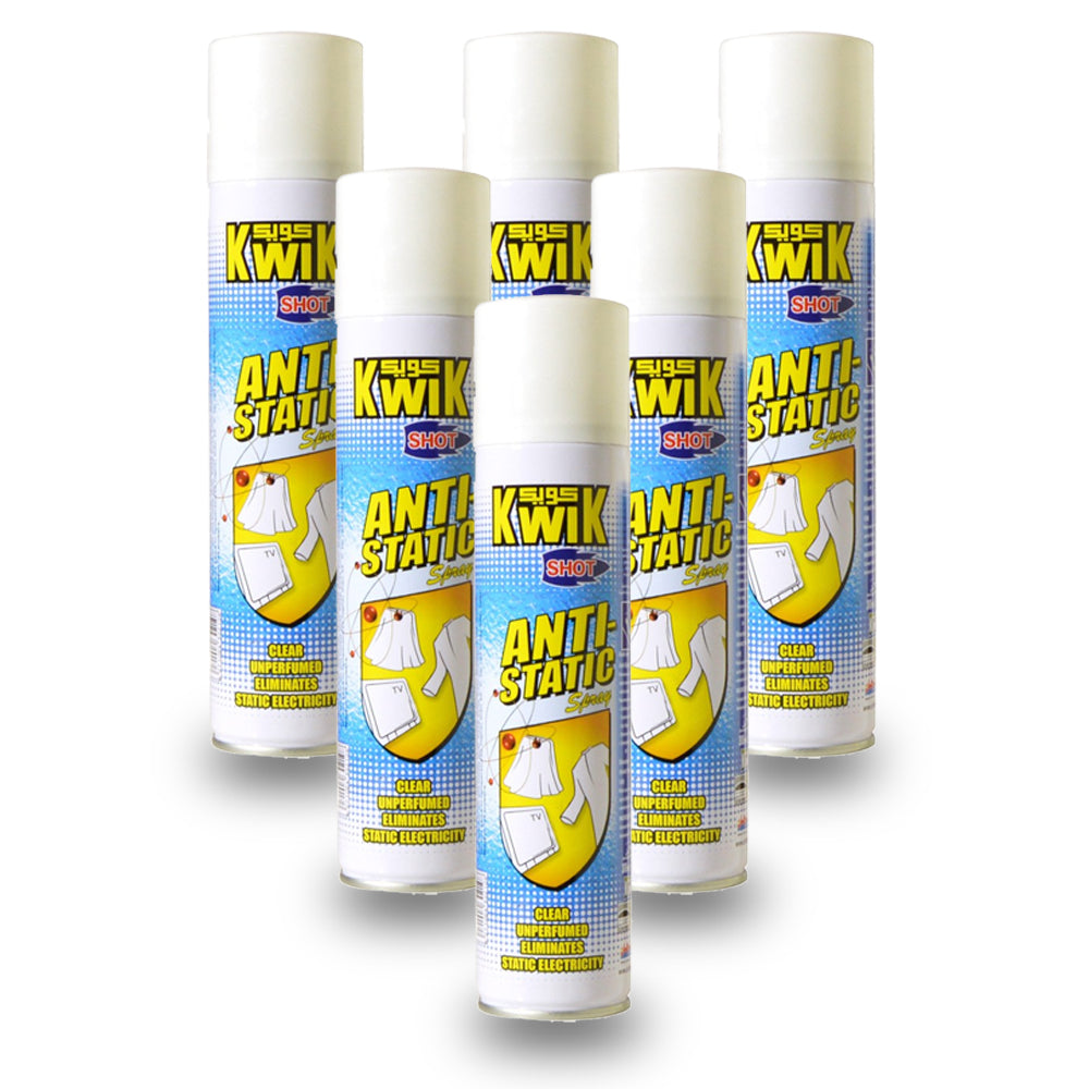 KWIK Shot Antistatic Spray - (Pack of 6)