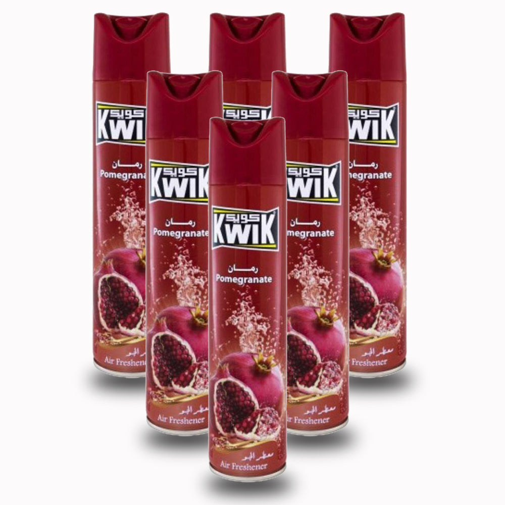 Kwik Pomegranate Air Freshener 300ml  - (Pack of 6)