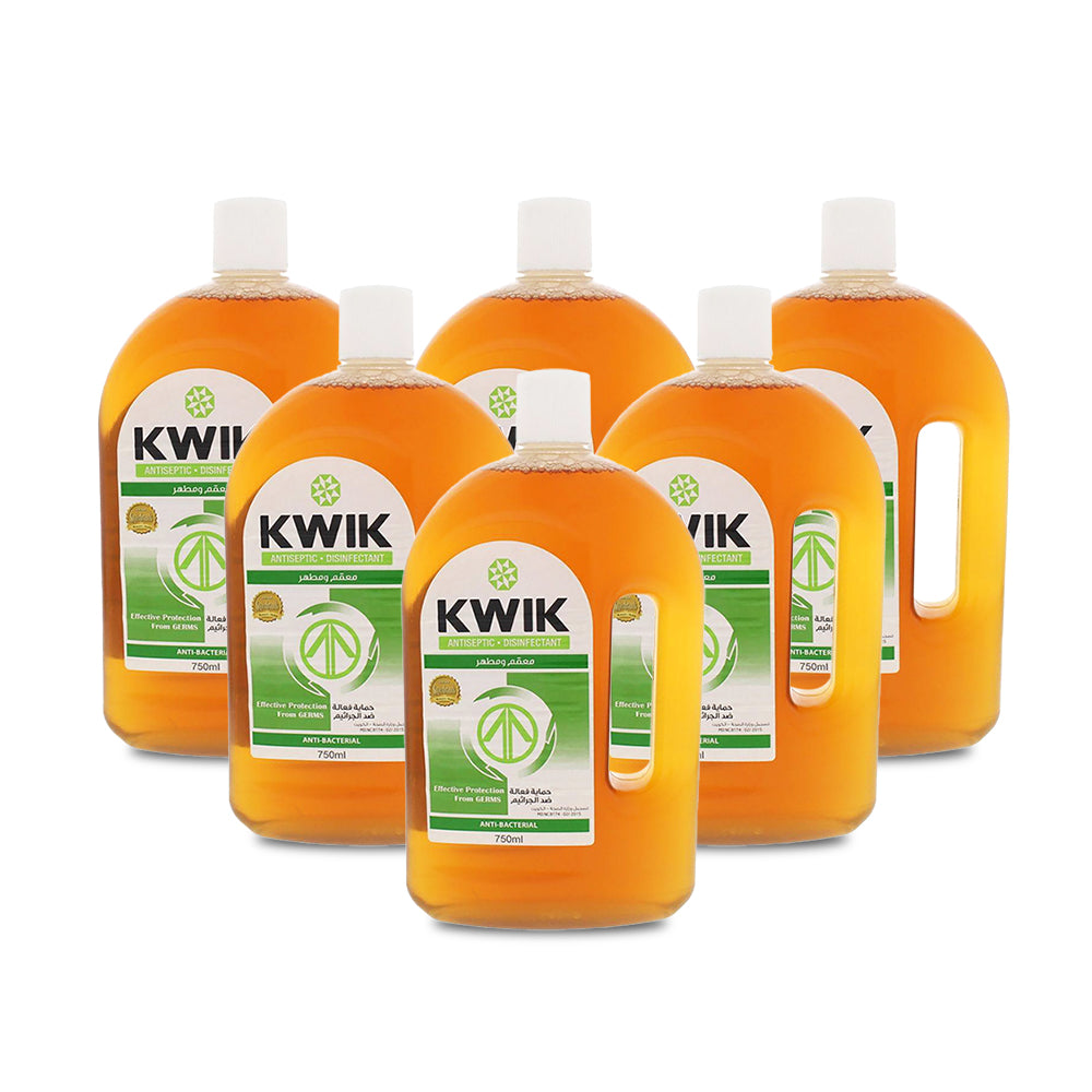 Kwik Antiseptic Disinfectant 750ml  - (Pack of 6)