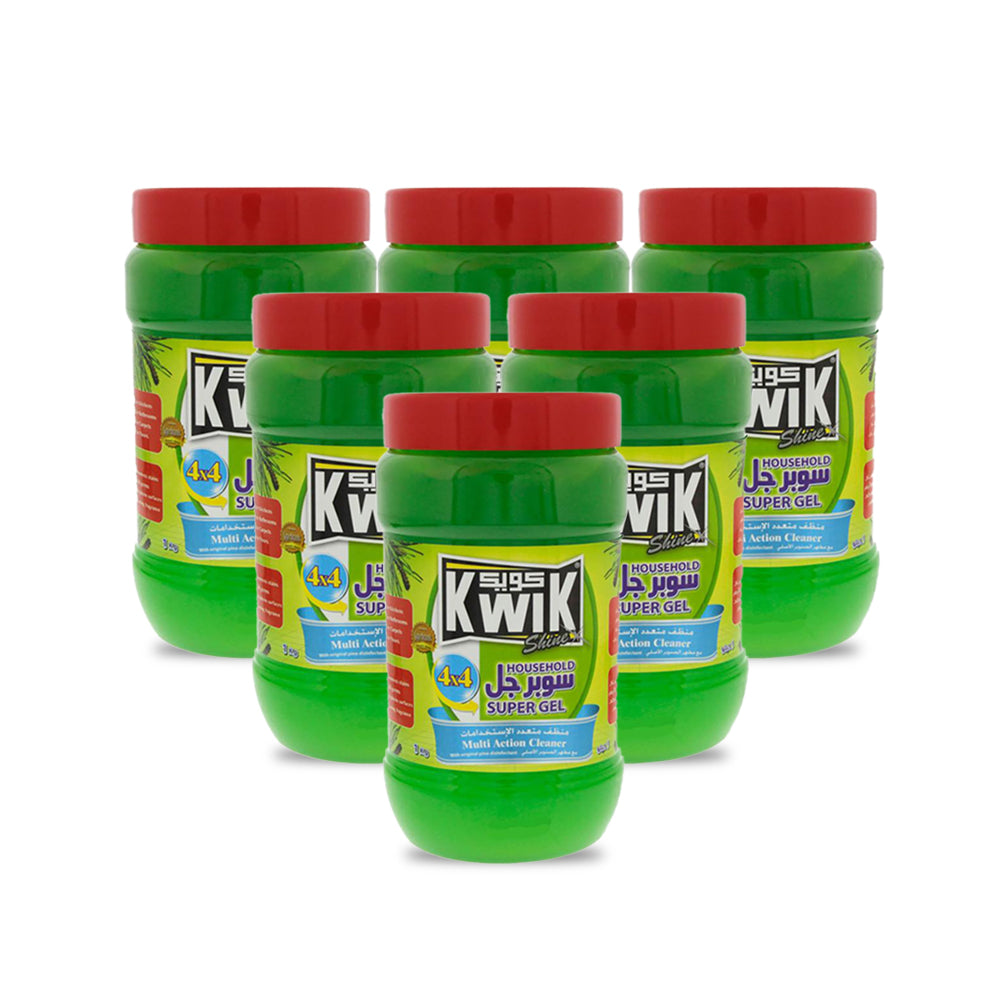 Kwik Super Gel Multi Purpose Cleaner 1 KG - Pack of 6 Pieces