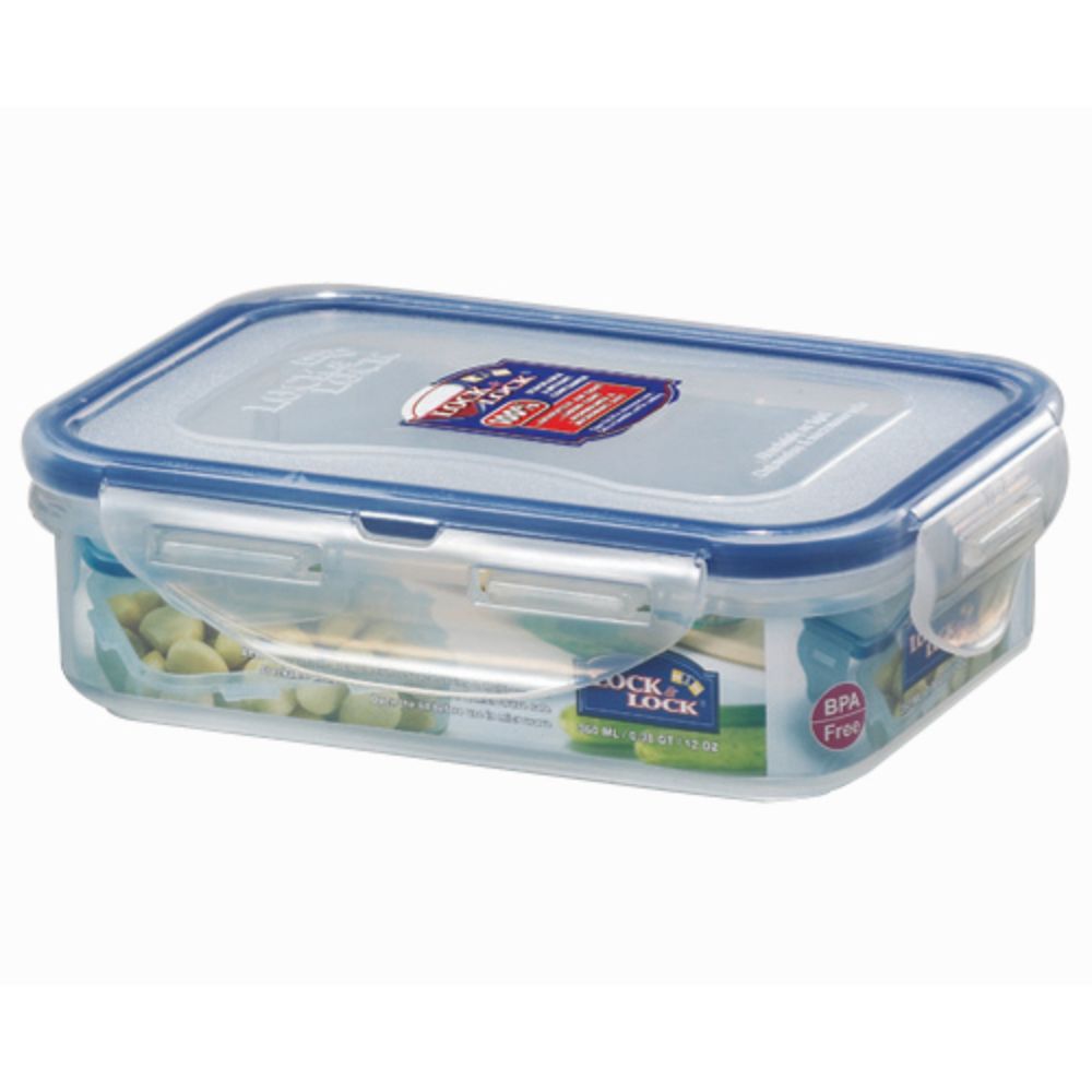 Lock N Lock Plactic Food Container 360ML - 6 Pieces