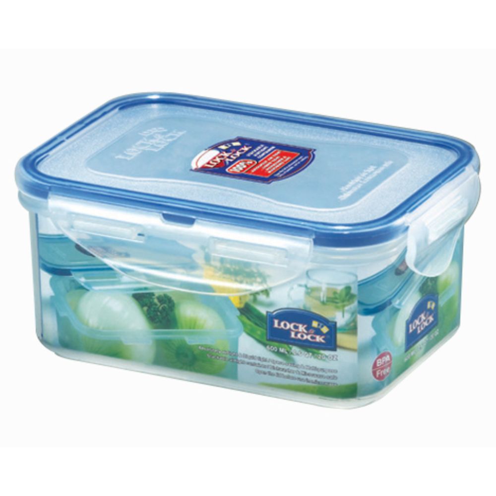 Lock N Lock Plactic Food Container 600ML - 6 Pieces
