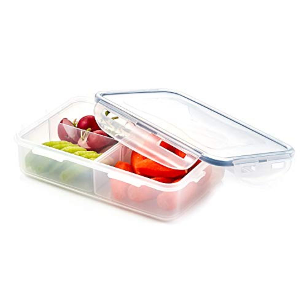 Lock N Lock Plactic Food Container with Divider 800ML - 6 Pieces