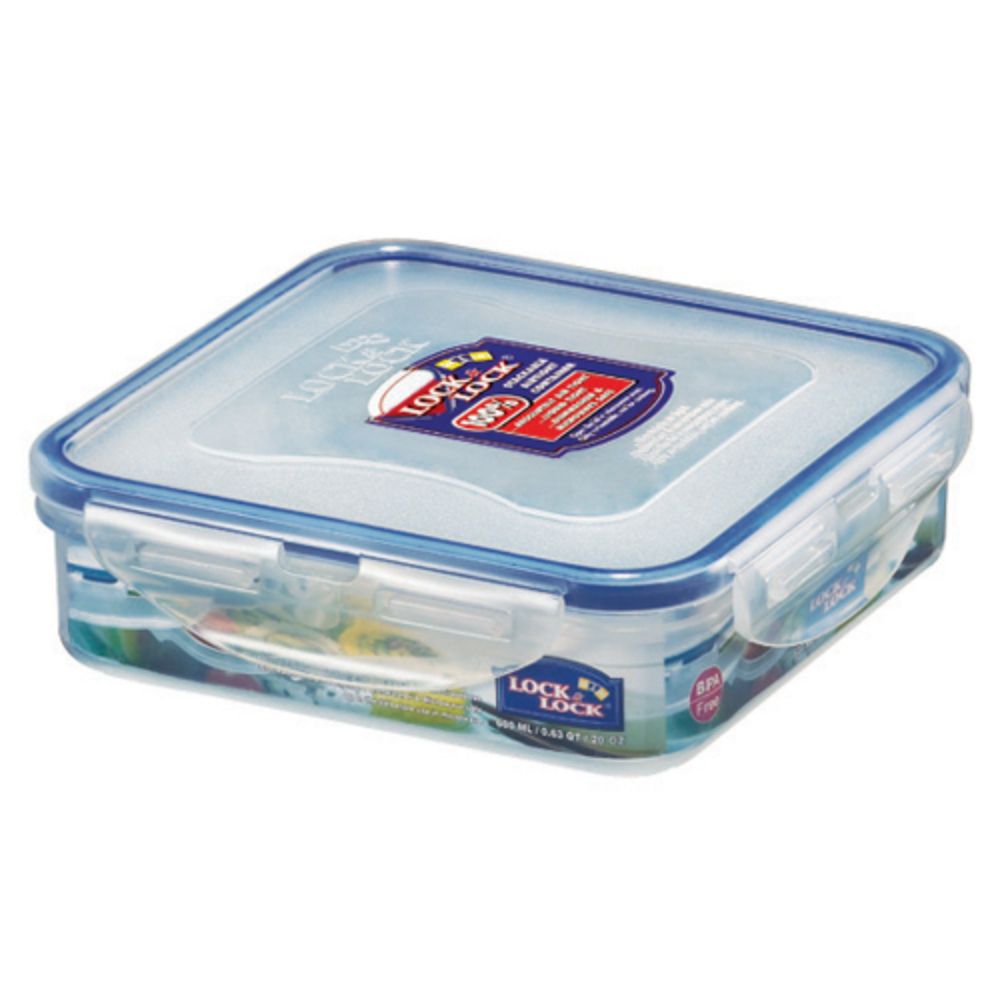 Lock N Lock Plactic Food Container 600ML - 6 Pieces