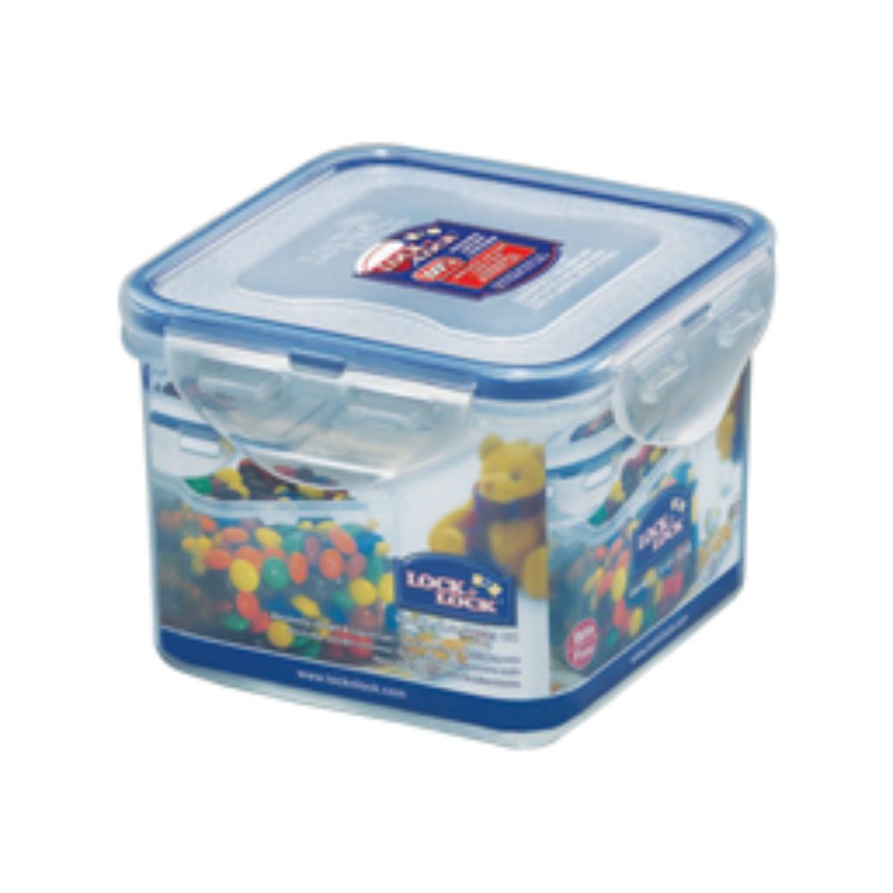 Lock N Lock Square Tall Food Container 680ml -6 Pieces