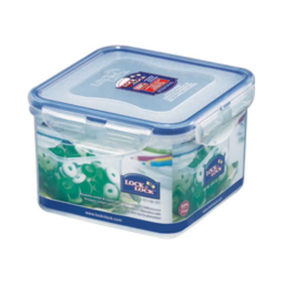 Lock N Lock Square Tall Food Container 860ml -6 Pieces