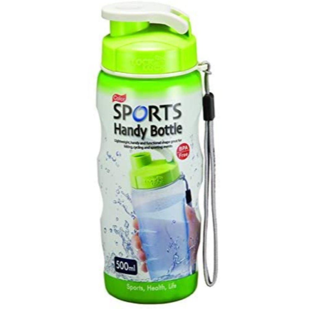 زجاجة مياه رياضية لوك اند لوك 500 مل أخضر - 3 قطع