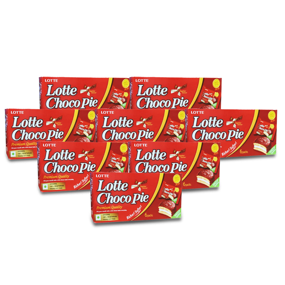 Lotte Pie 6 pieces X 28g - (Pack of 16 Boxes)