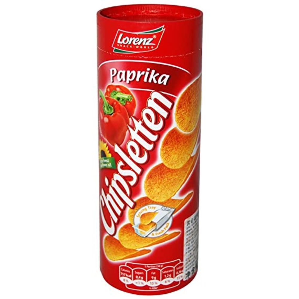 Lorenz Chipsletten paprika  100g - (Pack of 15) - Billjumla.com