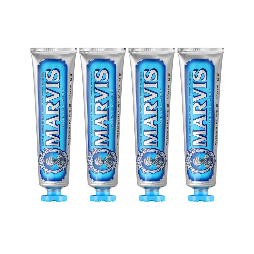 Marvis Aquatic Mint Toothpaste 85ml - (Pack of 4)