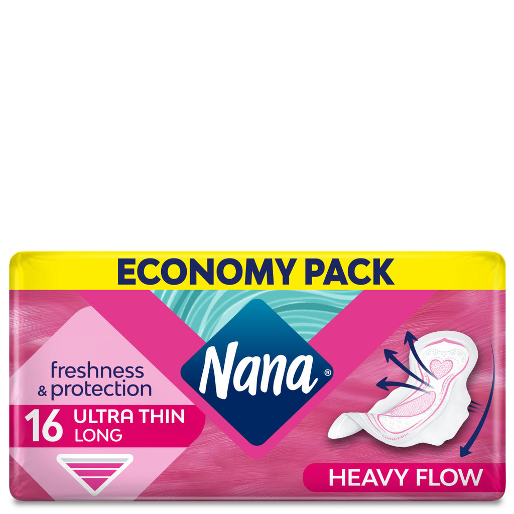 Nana Ultra Super Wings Female Fedical - 16 fad (حزمة 12)