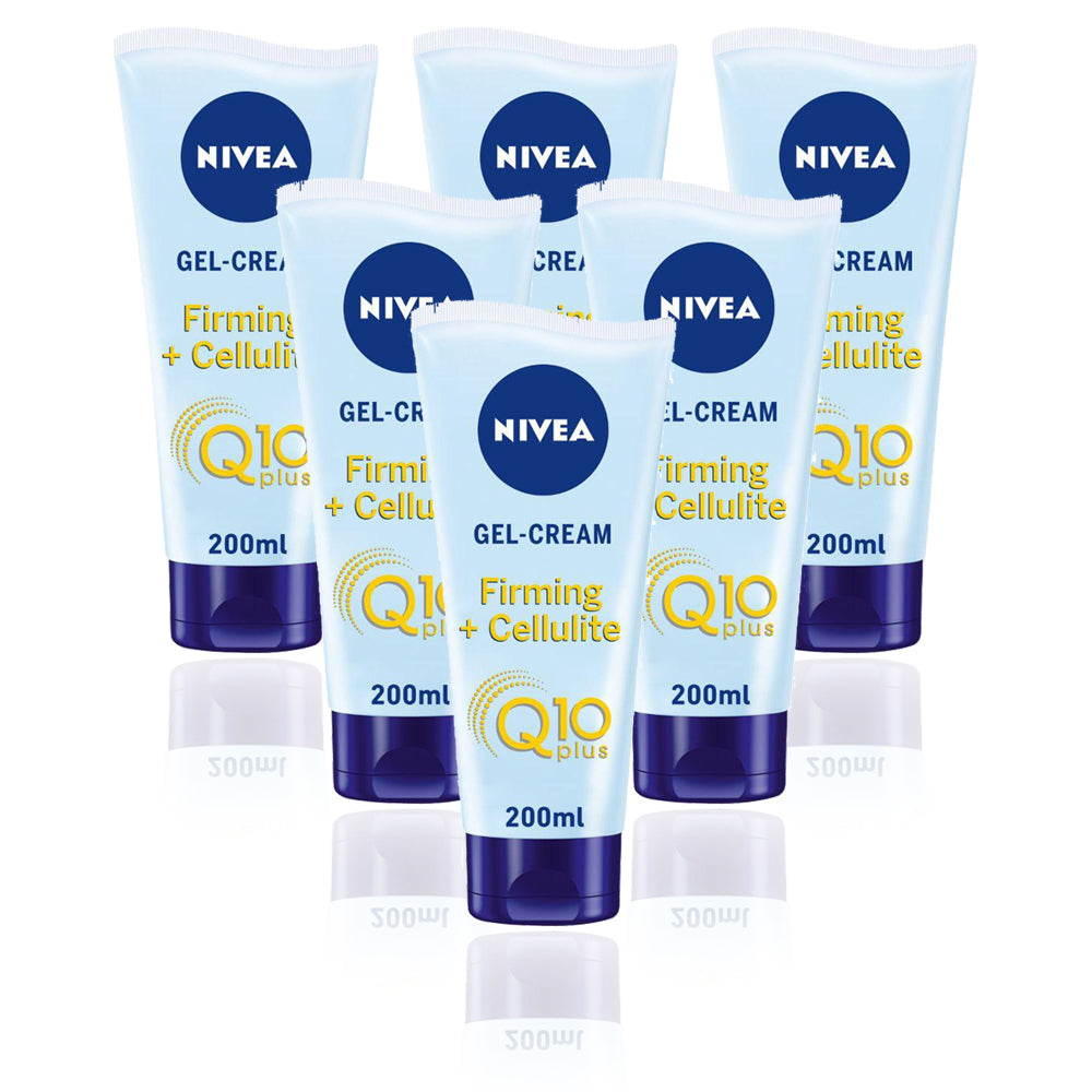 Nivea Goodbye Cellulite Body gel Cream 200ml - (Pack of 6)