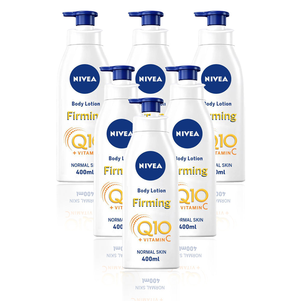 Nivea Body Lotion Firming Q10+ 400ml  - (Pack Of 6)